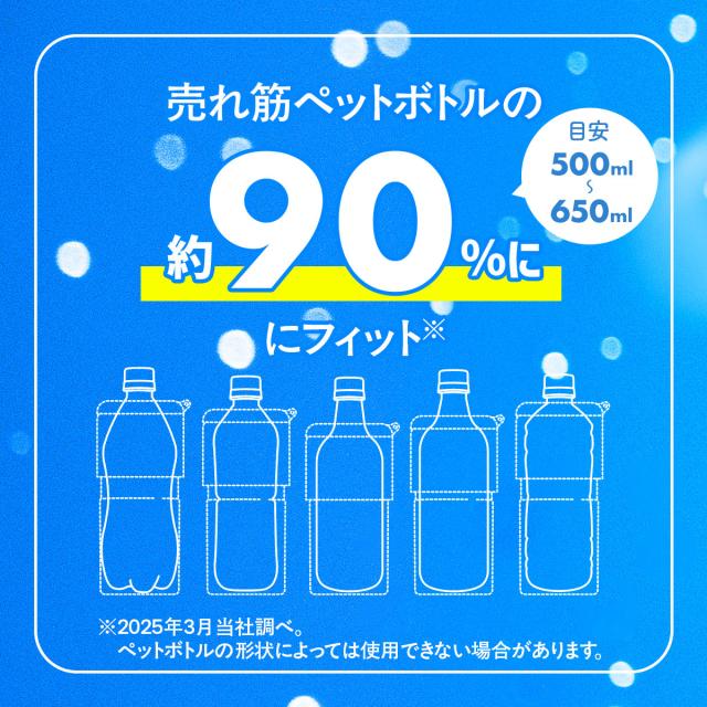 24個セット アトラス 水筒 500ml 650m ペットボトルホルダー ペットボトルクーラー ボトルホルダー 保温水筒 保冷水筒 折りたたみボトル ハンドル付き ABIB-G24P_7