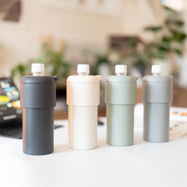24個セット アトラス 水筒 500ml 650m ペットボトルホルダー ペットボトルクーラー ボトルホルダー 保温水筒 保冷水筒 折りたたみボトル ハンドル付き ABIB-G24P_15