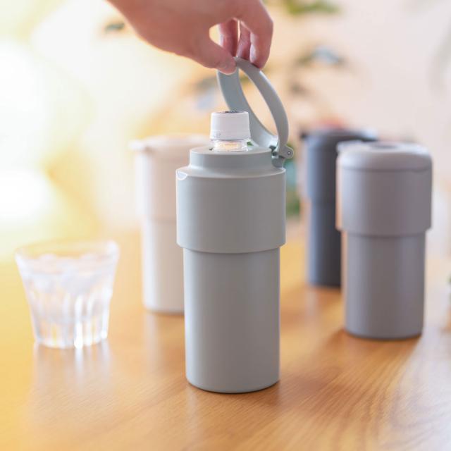 24個セット アトラス 水筒 500ml 650m ペットボトルホルダー ペットボトルクーラー ボトルホルダー 保温水筒 保冷水筒 折りたたみボトル ハンドル付き ABIB-G24P_17