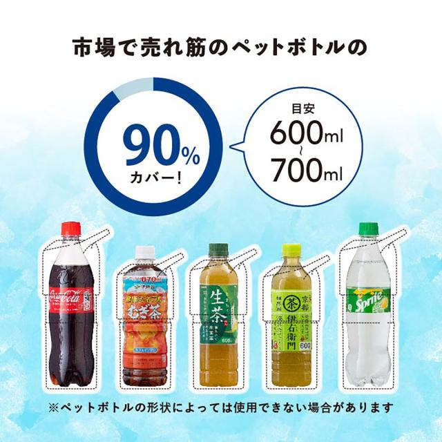 12個セット アトラス 水筒 500ml 700m 大容量タイプ ペットボトルホルダー ペットボトルクーラー ボトルホルダー 保温水筒 保冷水筒 折りたたみボトル ABIB-L12P_3