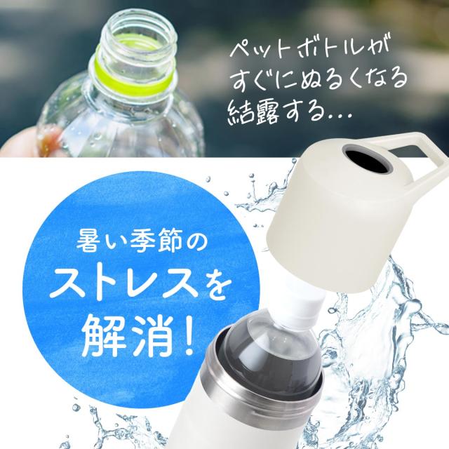 12個セット アトラス 水筒 500ml 700m 大容量タイプ ペットボトルホルダー ペットボトルクーラー ボトルホルダー 保温水筒 保冷水筒 折りたたみボトル ABIB-L12P_4