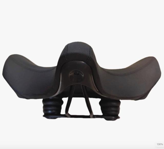 自転車サドル 低反発クッション ビッグサイズ お尻痛くない 交換  サドル  2レール やわらかい ロードバイク マウンテンバイク スピンバイク エアロバイクの通販は