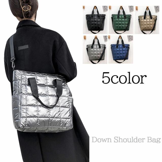 タイムセール10％OFF×3日まで ショルダーバッグ レディース 斜めがけバッグ ブランド 軽い 2way 軽量 軽い 大容量 通勤 通学 キルティング おしゃれ かわいい 収納 人気 持ち手 大きめ ダウン風 ダウンジャケット風 母の日 プレゼント ダウンショルダーの通販は 5,681円