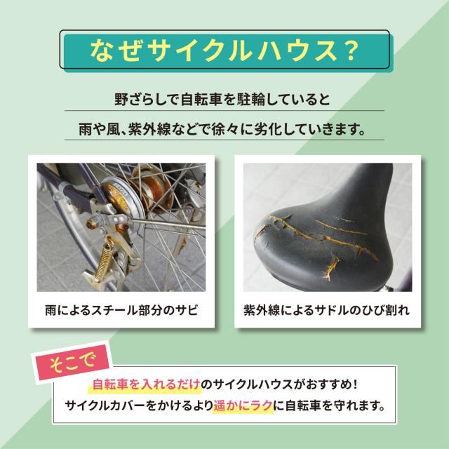 自転車 Coleman サイクルハウス コールマン 自転車カバー 雨除け テント_2