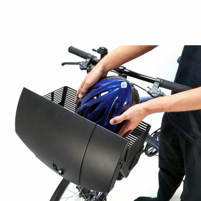 盗難防止 フロントバスケット 自転車 前カゴ かご 鍵付 カゴ 前 