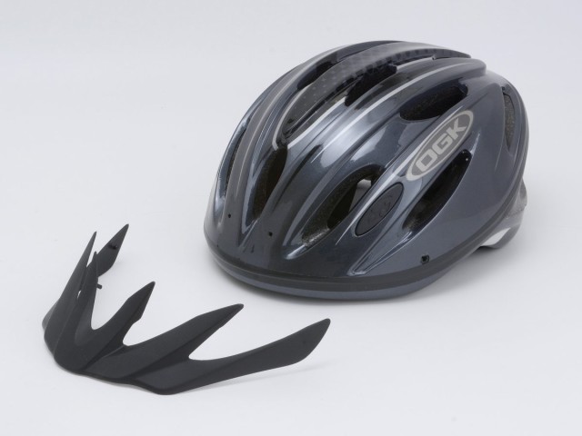 OGK Kabuto 自転車 ヘルメット WR-L 57-60cm ガンメタブラック SGマーク オージーケー カブト 帽子型の通販は