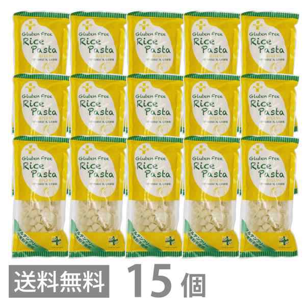 PLUS グルテンフリー ライスパスタ パッケリ 60g ×15 送料無料 白米 小麦不使用 米粉麺 乾麺 国産 3taroの通販は
