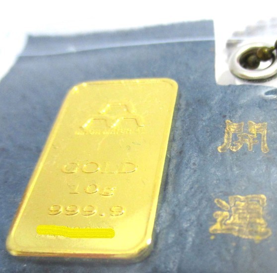 純金インゴット 10g 開運ストラップ付 日本マテリアル 新品 開運