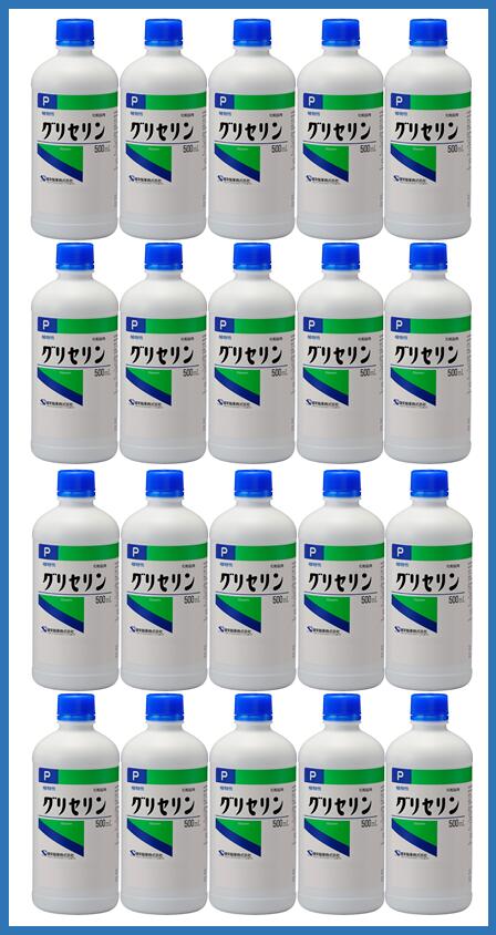 グリセリンP「ケンエー」500ml×20本【1ケース】【健栄製薬/リニューアル】医薬部外品から化粧品用にリニューアルしました！ 8,193円