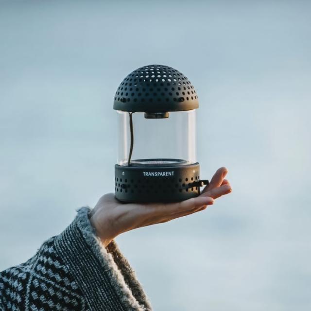 TRANSPARENT LIGHT SPEAKER スピーカー ブラック // トランスペアレント アウトドア キャンプ FIRE 炎 癒し 音楽 bluetooth mucis ミュージック 部屋 お気に入り 落ち着く 音質 ライト ライトスピーカー_2