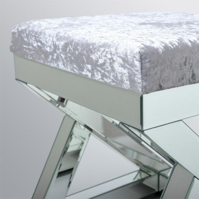 クロシオ ミラースツール // 家具 新生活 椅子 クッション ラグジュアリー スツール クロシオ_2