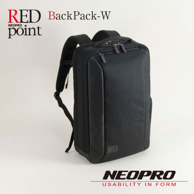 ビジネスリュック NEOPRO ネオプロ RED point レッドポイントリュック 2-124 // 通勤リュック ビジネス ブラック 黒 メンズ リュック リュックサック シンプル ビジネスリュック