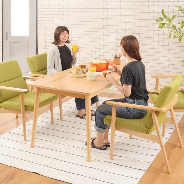 リズ ダイニングテーブル RTO-883TNA // 木製 ダイニング テーブル キッチン 食卓 机 プレーン ナチュラル 家具 新生活 引越 東谷_2