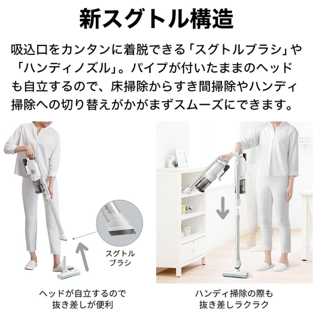 掃除機 コードレス 2WAY シャープ コードレススティック掃除機 EC-AR11 -W(ホワイト系) -B(ブラック系) // 便利家電 人気 売れ筋 そうじき 掃除 クリーナー 軽量 新居 クリーナ スティッククリーナー ハンディクリーナー 付属品あり