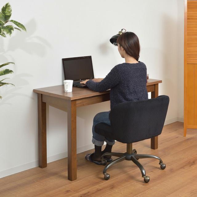 デスク TAC-311WAL // 天然木 引き出し付き デスクワーク 机 在宅