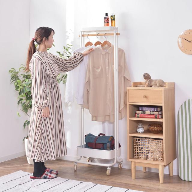 ハンガーワゴン PW-55 //ハンガーワゴン ワゴン 北欧 コート掛け 玄関