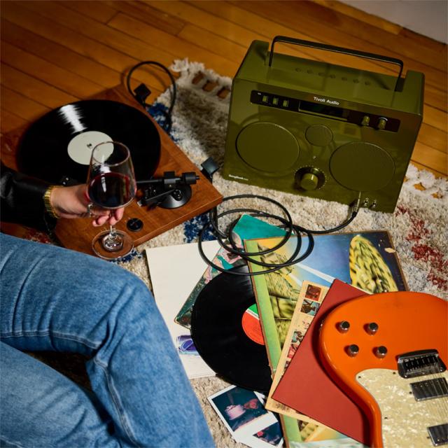 ブルートゥーススピーカー スピーカー bluetooth Tivoli Audio Songbook Max チボリオーディオ Green Cream/Brown_1