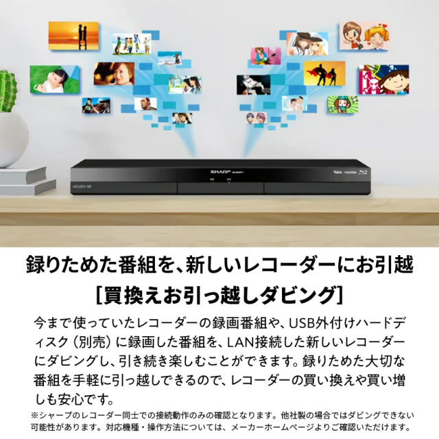 2024年最新モデル 2B-C10GW1 シャープ アクオス ブルーレイ // SHARP 便利家電 人気 売れ筋 最短発送 安心保証 お祝い 快適 正規品 新品 メーカー保証あり 10EW1 GWシリーズ 1000GB レコーダー お得 しゃーぷ TV ブルーレイレコーダー