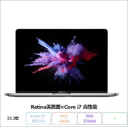MacBook pro 13インチ 2019 i7 メモリ16GB SSD1TB MacBook pro 13インチ 2019 corei7 メモリ16GB MacBook pro 13インチ