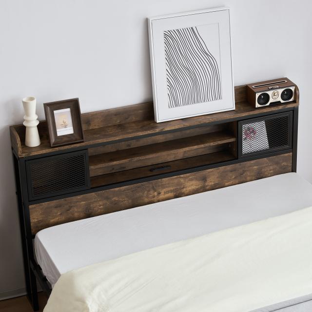 最後1セット！高級【SD・セミダブル】ベッドフレーム・コンセント付きBROWN 楽天市場】収納付きベッド セミシングル シングル セミダブル 幅90 幅