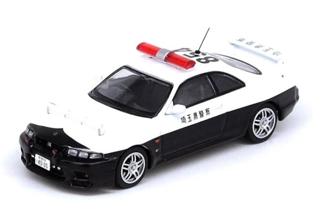 INNO Models 1/64 日産 スカイライン GT-R R33 埼玉県警察 パトロールカー【854】