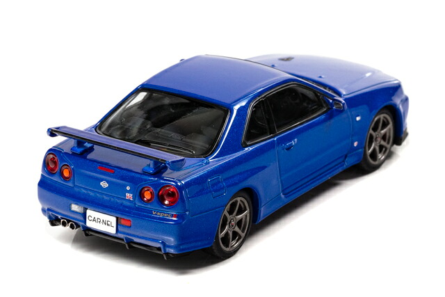 絶版品】CAR-NEL 1/43 日産 スカイライン GT-R Vspec II (BNR34) 2000