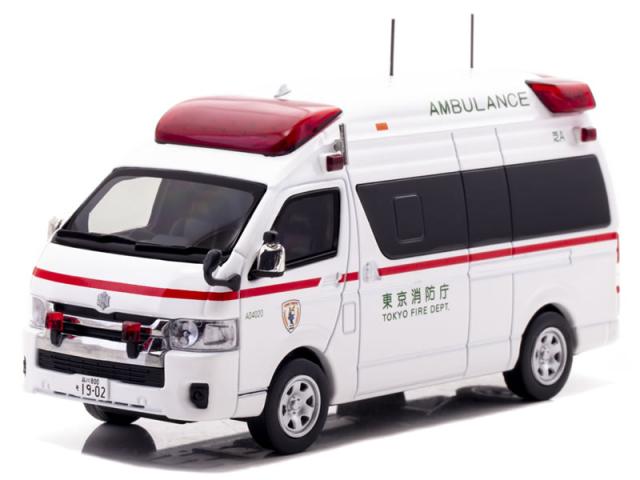 CAR-NEL 1/43 トヨタ ハイメディック 2022 東京消防庁 高規格救急車