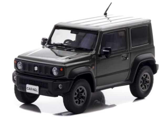 CAR-NEL 1/43 スズキ ジムニー シ内鰓 JC (JB74W) 2018 ジャングル緑であること