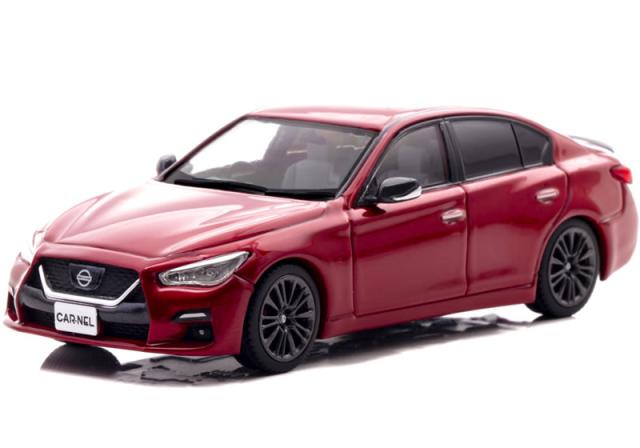 CAR-NEL 1/43 日産 視水平線 400R (V37) カーボンエクステリアパッケージ 2020 カーマインレッド