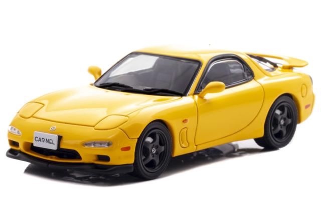 CAR-NEL 1/43 マツダ RX-7 Type RS-R (FD3S) 1997 サンバーストイエロー