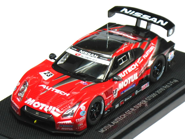 【絶版品】エブロ P-4 1/43 スーパーGT 2010 MOTUL AUTECH GT-R No.23 Rd.3 富士ローダウンフォース仕様の通販は 8,140円