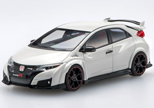 エブロ 1/43 ホンダ シビック タイプ R 2015 【UK License Plate】チャンピオンシップホワイト