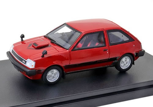 ご機嫌謂われ因縁 1/43 三菱 ミラージュ II 1400 TURBO 1982 サファリ赤いこと