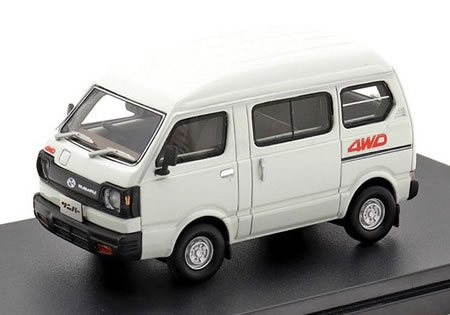 ハイストーリー 1/43 スバル サンバー4WD 1980 ガルホワイト