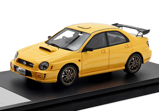 ハイストーリー 1/43 スバル インプレッサ S202 STi Version 2002 アストラルイエロー