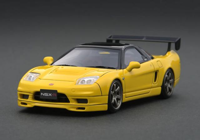 ignition model 1/43 ホンダ NSX-R (NA2) イエロー (TE37 18インチホイール)