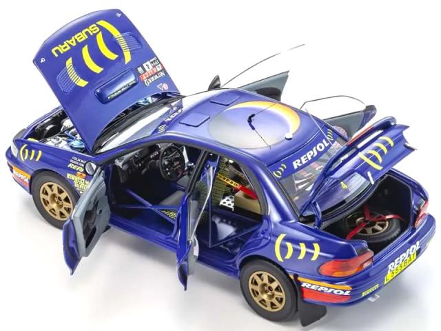インプレッサ Kyosho 1/43 スケールモデルカー 青（京商 1/43