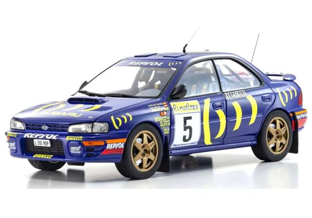 京商 1/18 スバル インプレッサ WRC No.5 モンテカルロ 1995