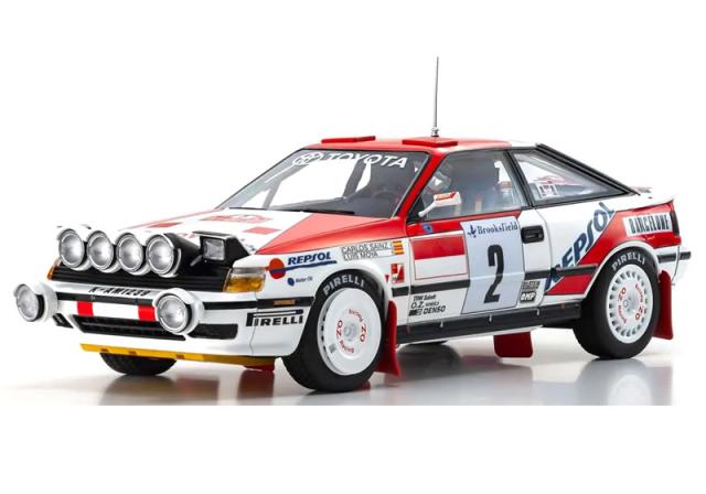 京商 1/18 トヨタ セリカ GT-FOUR (ST165) No.2 モンテカルロラリー 1991