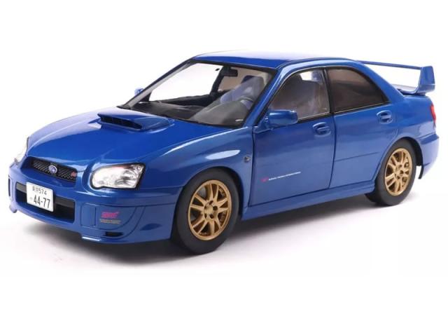 SOLIDO 1/18 スバル インプレッサ WRX STI 2003 ブルー