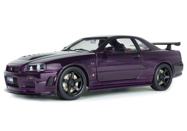 SOLIDO 1/18 日産 視水平線 GT-R (R34) Z-tune 1999 パープル