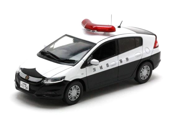 【絶版品】RAI'S 1/43 ホンダ インサイト G 2010 茨城県警察 所轄署 小型警ら車両