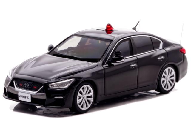 RAI'S 1/43 日産 スカイライン GT (V37) 2024 警察本部 警備部 要人警護車両