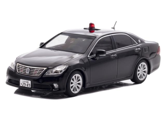 RAI'S 1/43 トヨタ クラウン (GRS202) 2013 警視庁 交通部 交通機動隊車両【覆面 黒】