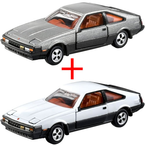 トミカプレミアム 14 トヨタ セリカ XX (通常版 シルバー＋発売記念仕様 ホワイト) 2台セット