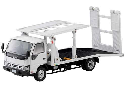 【絶版品】TLヴィンテージ NEO いすゞ エルフ 花見台自動車 セフテーローダ ビッグワイド ホワイト