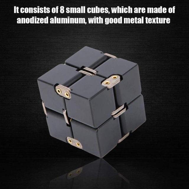 無限キューブ インフィニット キューブ ストレス消し 減圧玩具 マジックキューブ アルミ合金 不安 キル タイム 知育玩具 大人と子供 (ブの通販は 5,264円