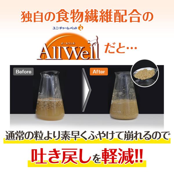 猫ドライフード 8940 ユニ・チャーム オールウェル 食事の吐き戻し軽減 室内猫用 チキン味 800g×9袋（7.2kg）_6