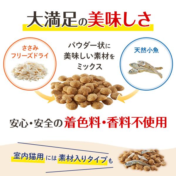 猫ドライフード 8940 ユニ・チャーム オールウェル 食事の吐き戻し軽減 室内猫用 チキン味 800g×9袋（7.2kg）_7