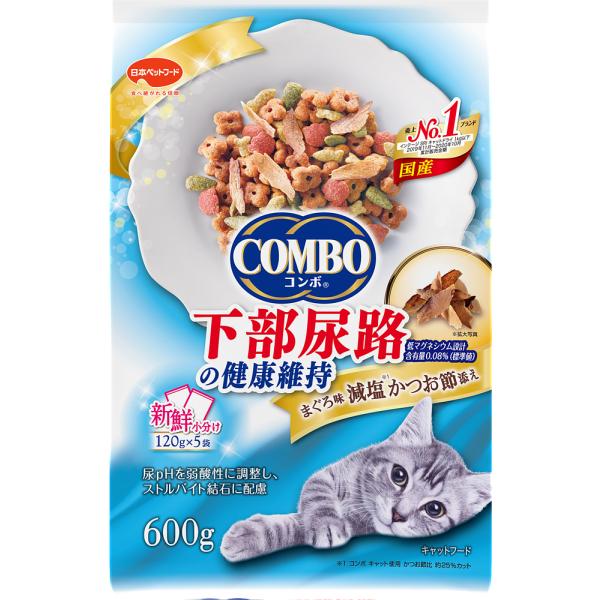 猫ドライフード 3653 日本ペットフード コンボ キャット 下部尿路の健康維持 600g×12袋（7.2kg）の通販は